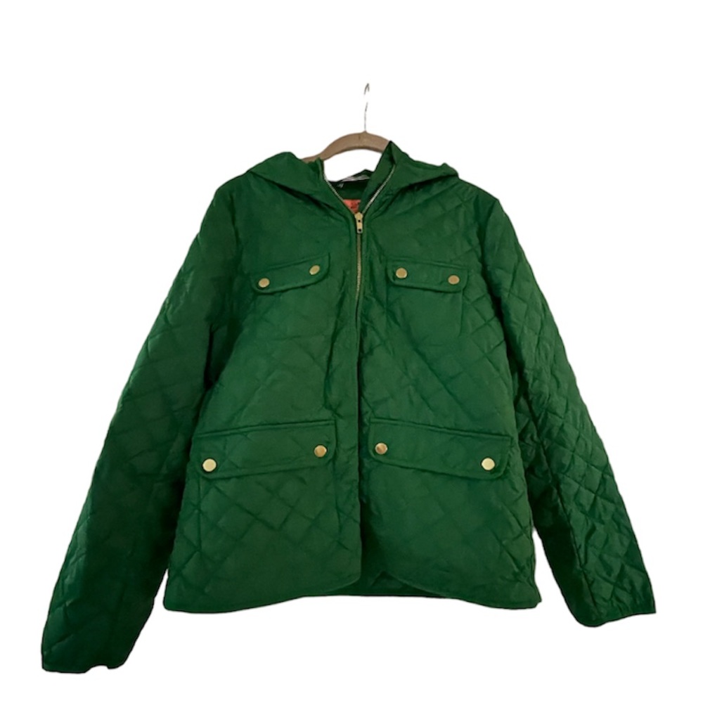 J. Crew Green Quilted Primaloft Field Jacket NWT Medium - Picture 2 of 6